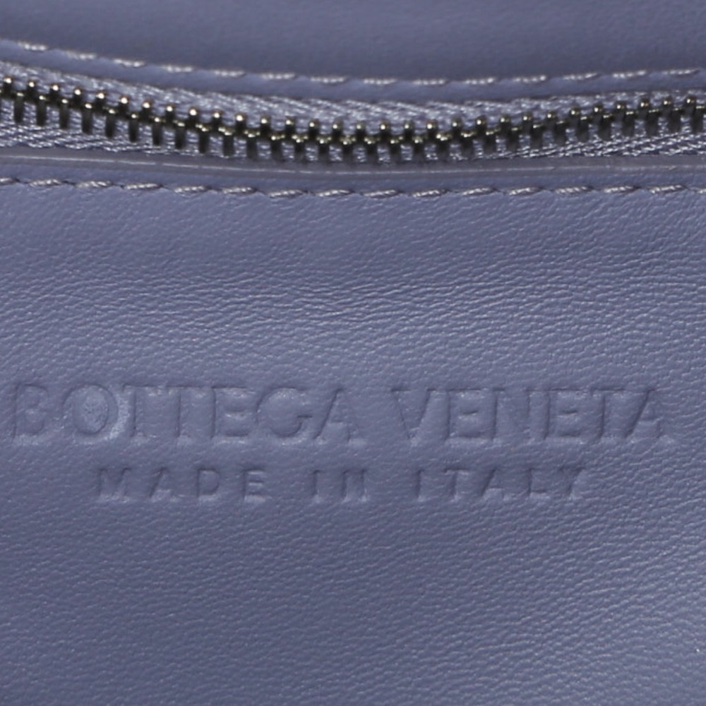 Bottega Veneta Purple Silver Shoulder Bag with Quilted Design - Picture 3 of 6